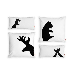 Shadow Puppet Graphic Pillows